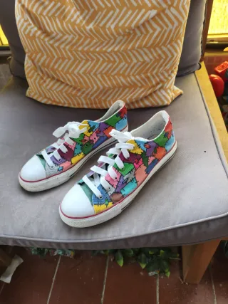 Converse Bajas Multicolor Patchwork