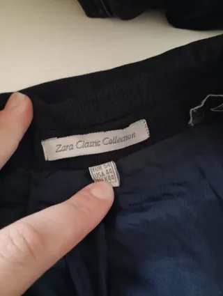 Chaqueta Zara Negra Hombre