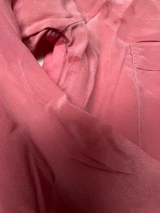 Blusa Massimo Dutti Rosa Mujer