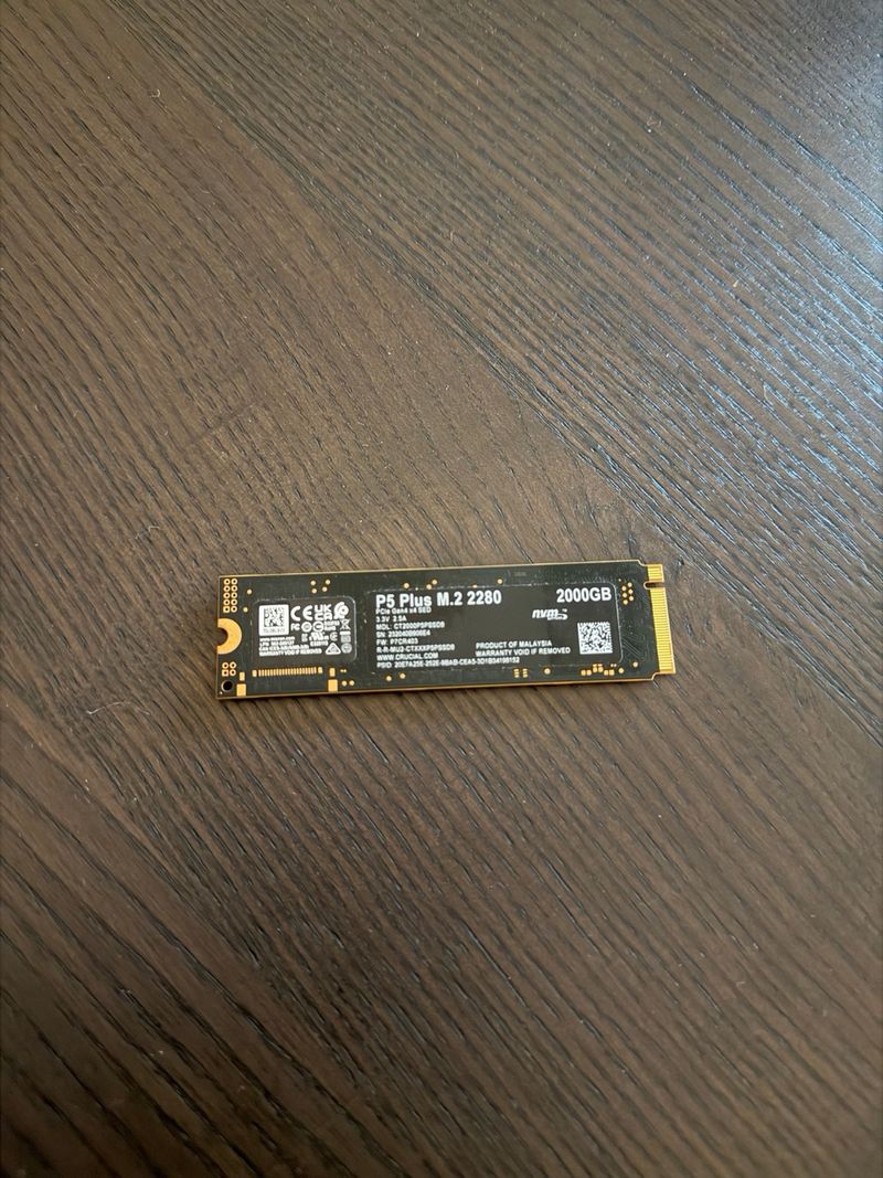 Crucial P5 Plus M.2 2280 2TB SSD afbeelding 2
