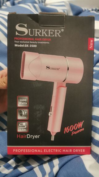 Secador de pelo SURKER rosa 1600W
