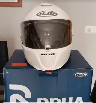 Casco Moto Talla S Blanco Marca: HJC