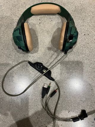 Auriculares Gaming Camuflaje