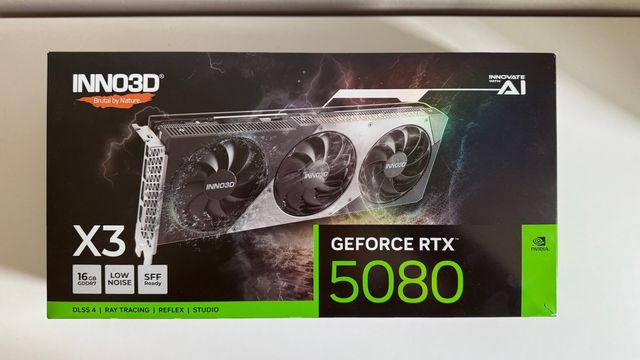 RTX 5080 ¡¡¡NUEVA!!! De la marca Inno3d modelo X3