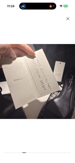 Scarpe Giorgio Armani Nere