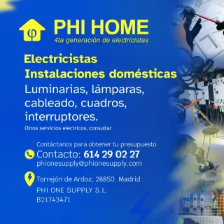 Electricista Servicios domésticos e industriales