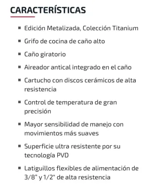 Grifo Teka nuevo sin usar