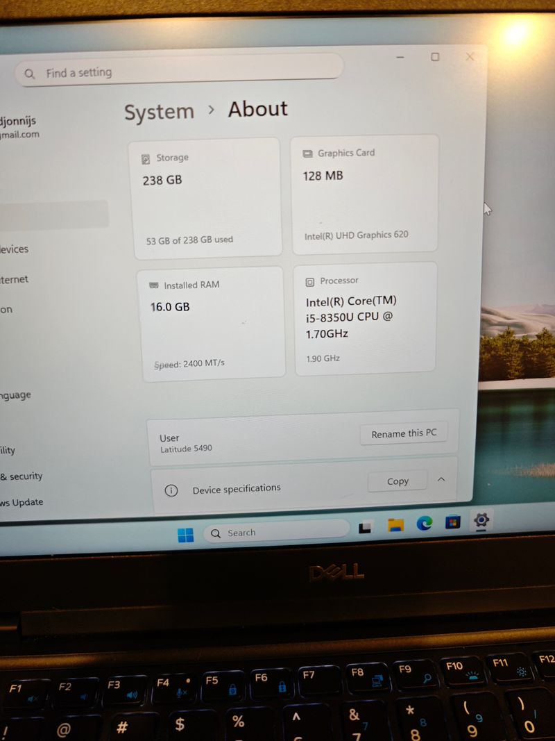 Dell Latitude 5490 16GB RAM afbeelding 3