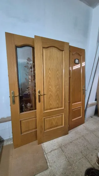 7 Puertas de madera maciza