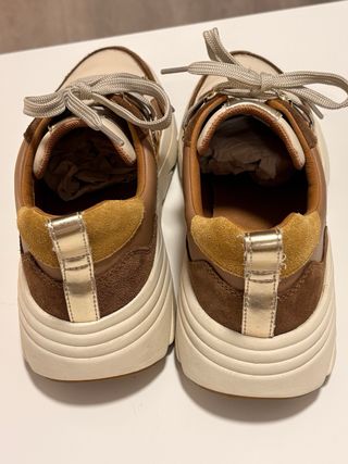 Geox Diamanta Bambas Beige/Marrón