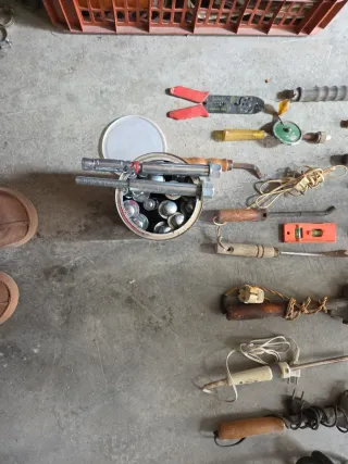 Lote de herramientas manuales y eléctricas