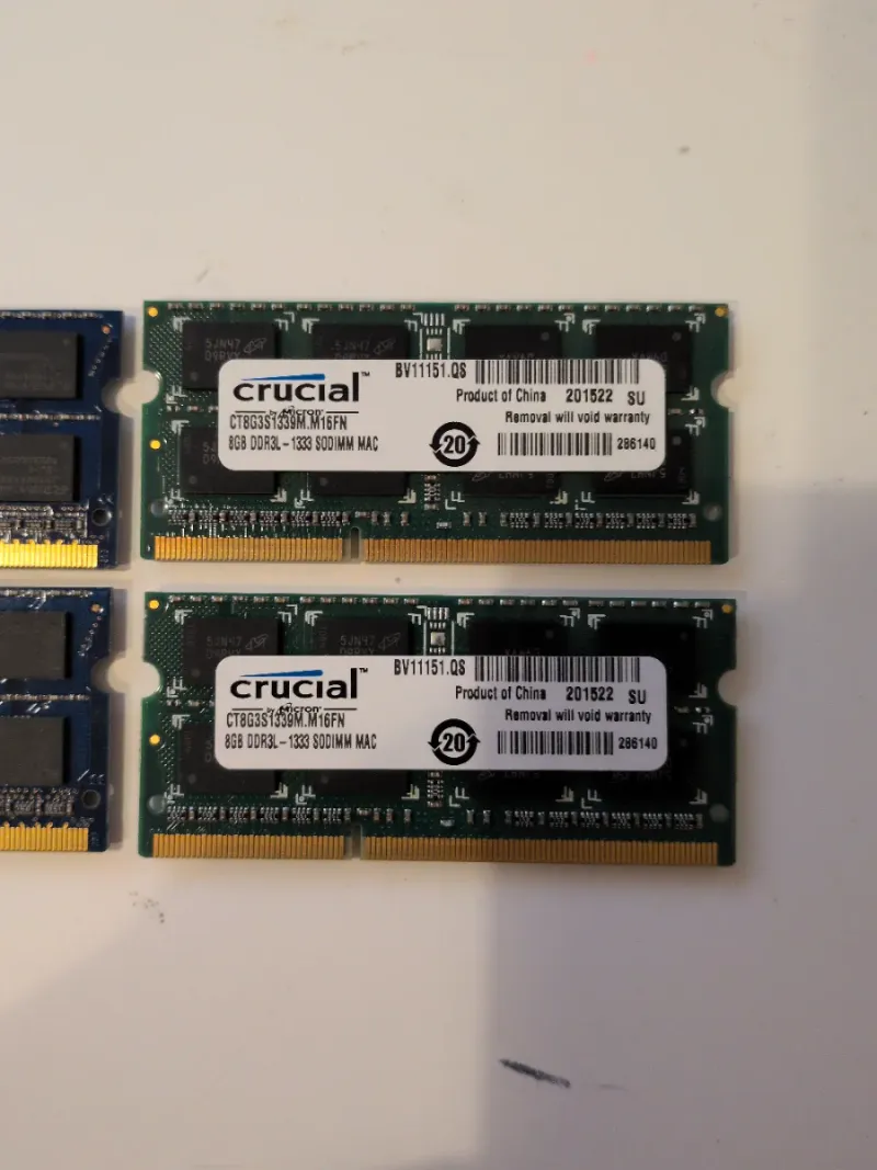 20GB (16GB + 4GB) SODIMM DDR3 RAM MAC afbeelding 2