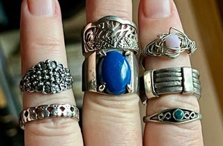 Lote bisutería / plata vintage