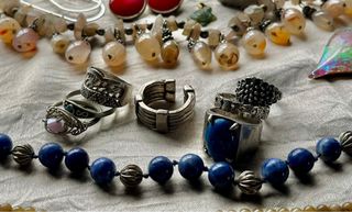 Lote bisutería / plata vintage