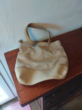 Bolso vintage beige