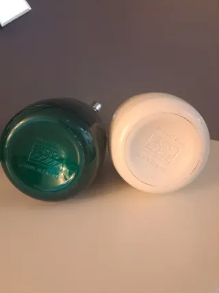 Pareja Sifones ingleses en metal "Vintage" Años 70