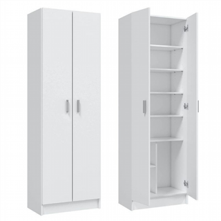 Zapatero Alto 2 Puertas. Blanco