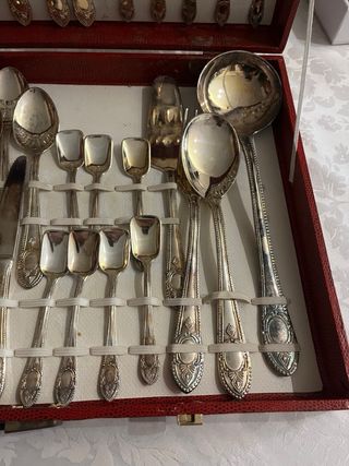 Set posate argento dorato made Italy ErreEffe Bs