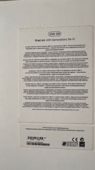 iPad Air 4 2020 256 GB IMPECABLE