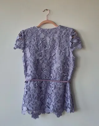 Conjunto Encaje Lavanda Roberto Verino