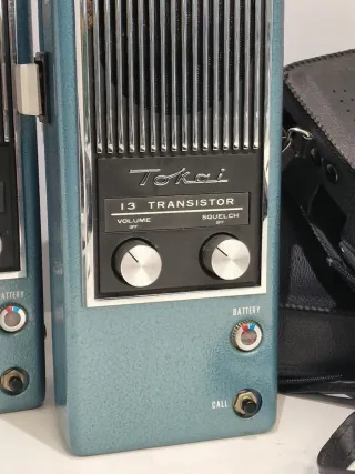 Pareja Walkie Talkie Tokai Transistor