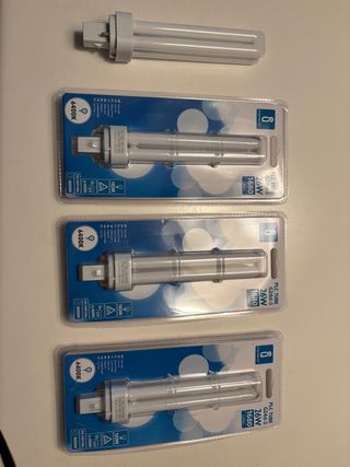 Pack 5 Bombillas PLC 26W G24d-3 6400K