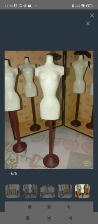 Lote 2 Maniquíes Barbie, Vintage .