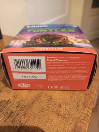 Prerelease kit Ninja Turtles ITA Magic Gathering