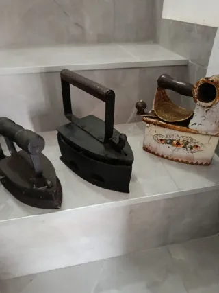 Antiguas planchas de carbón (30€/unidad)