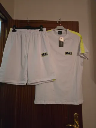 Conjunto Deportivo hombre blanco Talla M