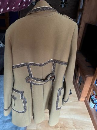 Abrigo verde caqui Highly Preppy Talla XS