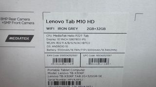 Lenovo Tab M10 HD + Funda Folio Negra