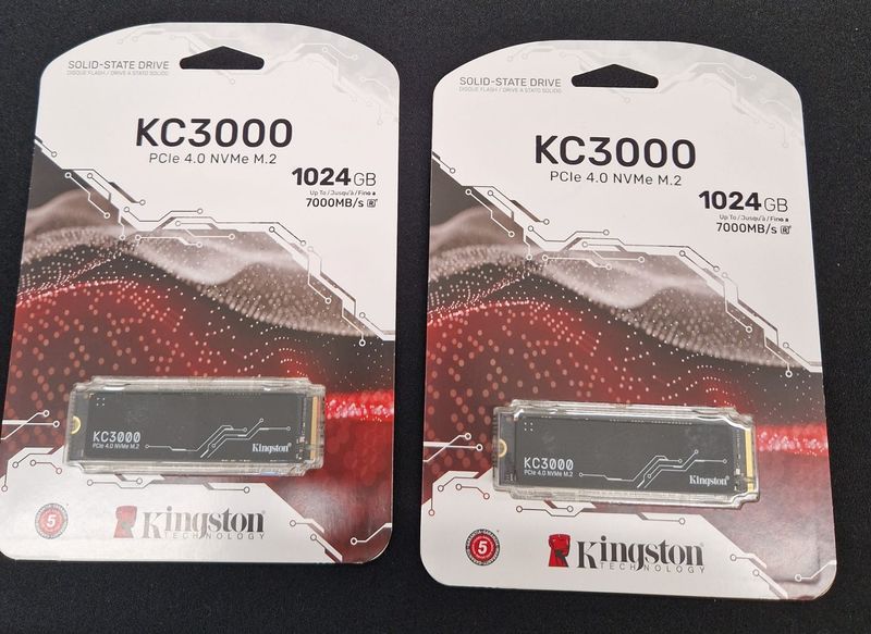 SSD Kingston KC3000 NVMe 1024GB nuevo y sellado