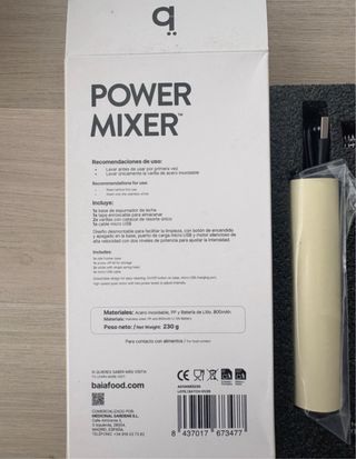 Espumador de leche eléctrico recargable