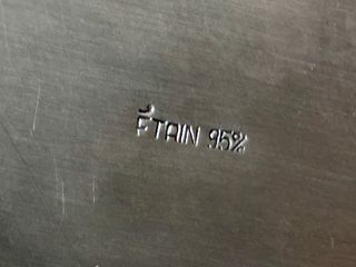 🇫🇷 Quinqué estaño con cristal