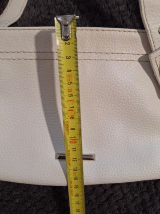 Bolso de mano "MANGO" mujer blanco