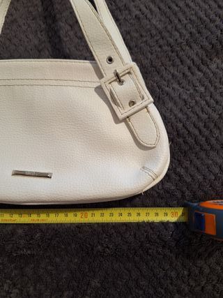 Bolso de mano "MANGO" mujer blanco