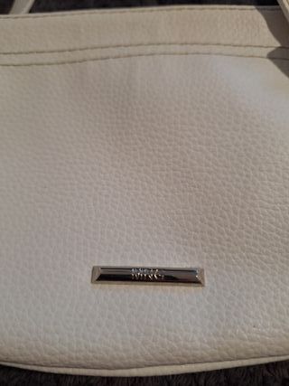 Bolso de mano "MANGO" mujer blanco