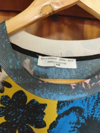 Blusa sin mangas floral