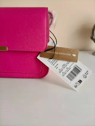 Bolso bandolera fucsia Anna Field