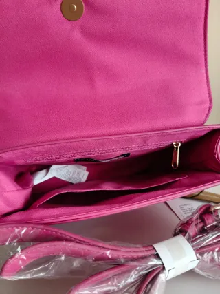 Bolso bandolera fucsia Anna Field