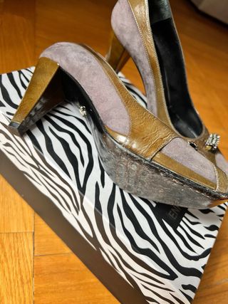 Scarpe con tacco gioiello