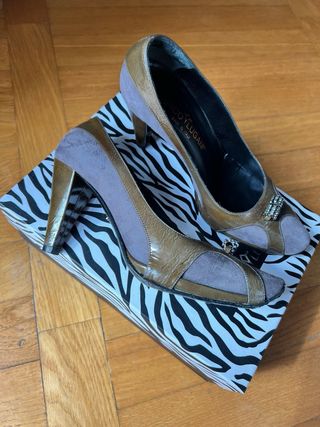 Scarpe con tacco gioiello