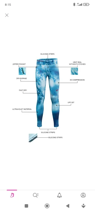 Mallas Blueball trauser watersport, talla M, nueva