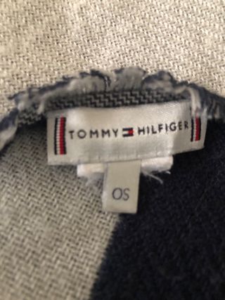 Estola bufanda Tommy Hilfiger Mujer Azul y gris