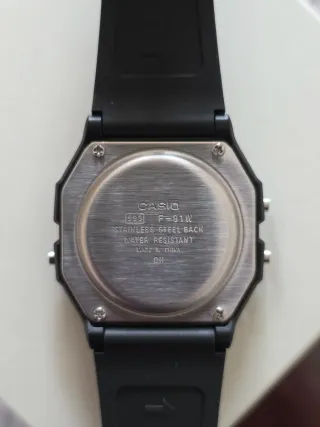 Orologio Casio F-91W personalizzato