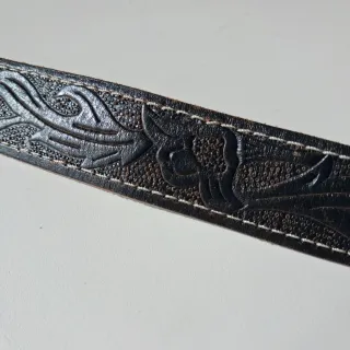 Cinturón Piel Vintage Mujer