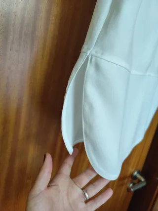 Blusa blanca sin mangas