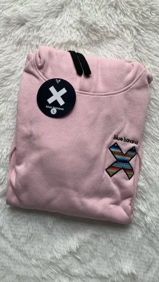 Sudadera  Rosa hombre. Talla L