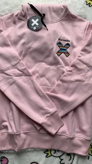 Sudadera  Rosa hombre. Talla L